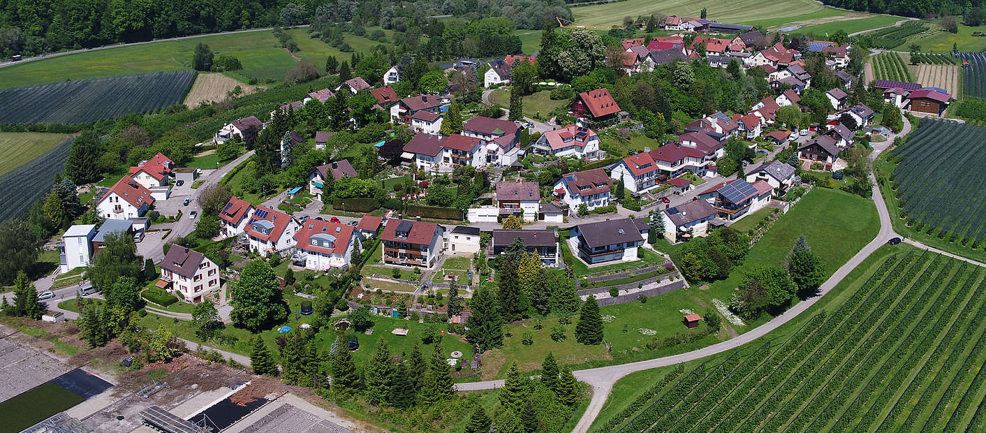 Luftbild von Raderach